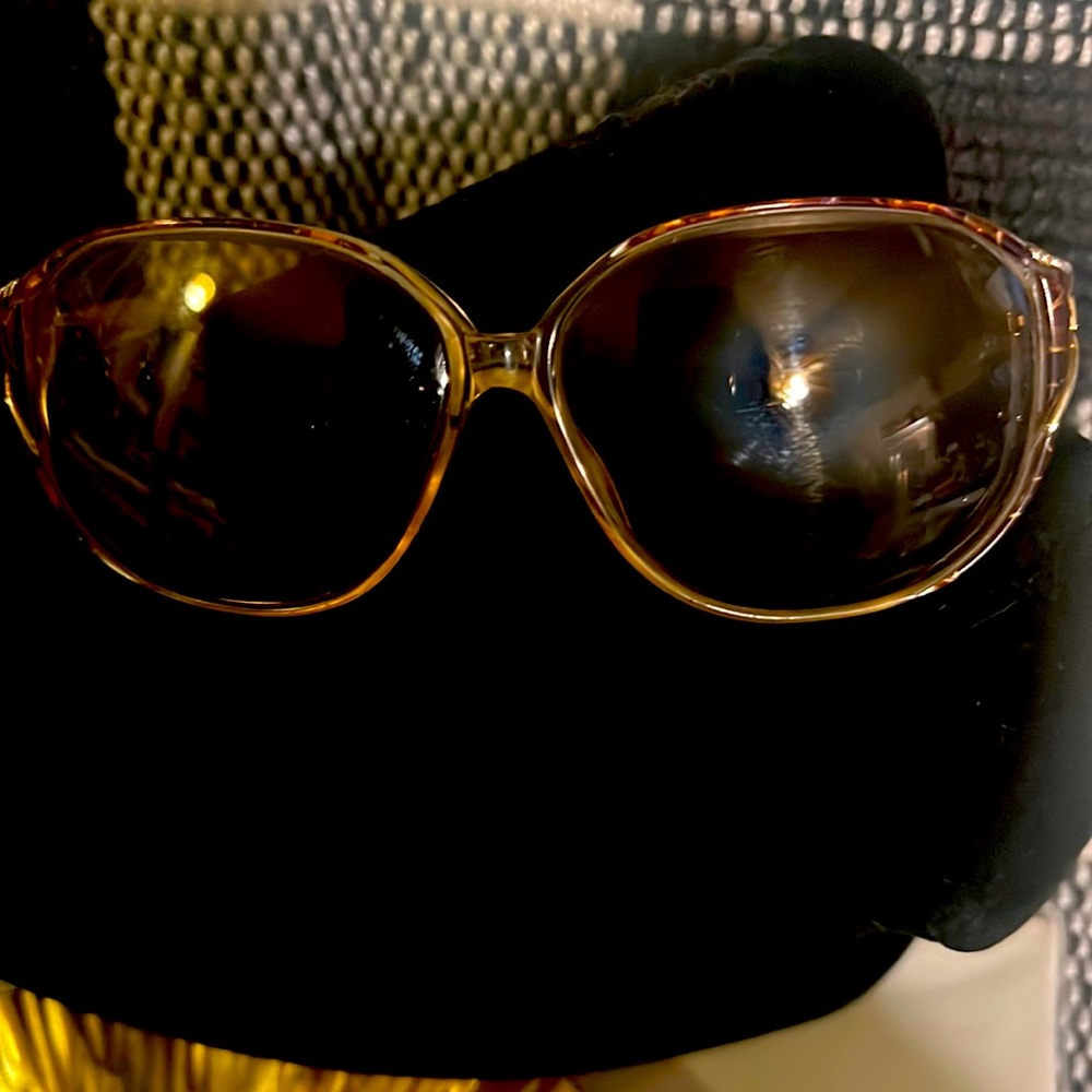 Vintage Givenchy Eyeglass Frames Round Russet 135
